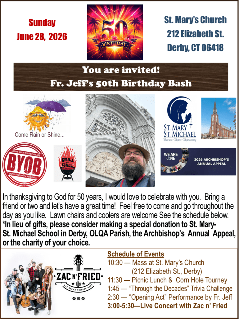 Fr. Jeff’s 50th Birthday Bash!